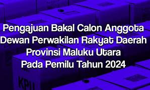 Calon Anggota Dewan Provinsi Maluku