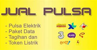 Spanduk Jual Pulsa Dan Token Listrik